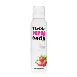 Масажна піна, що зволожує, 150 мл. Love To Love Tickle My Body Strawberry