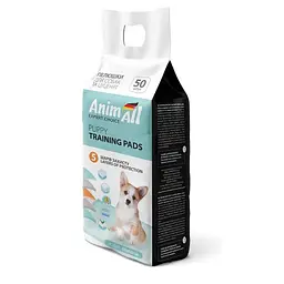 Пелюшки AnimAll Puppy Training Pads для собак і цуценят 60 х 60 см 50 штук