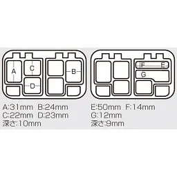 Коробка Meiho Cb-440 115x78x35mm Black - мініатюра 4