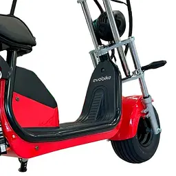 Двоколісний сітікоко EVOBIKE Spark X2 Red з корзиною та товстими колесами - мініатюра 5