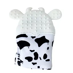 Прорізувач-рукавичка "Корівка" MGZ-0405(White) на липучці - мініатюра 2