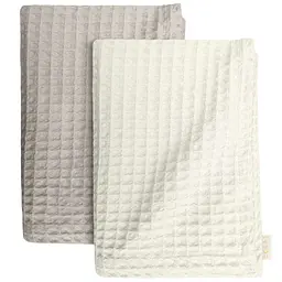 Набір рушників Cosas Cube White & Cube Coffe 2 шт. (SetTowel_95-SqWhite_130-SqCoffe)