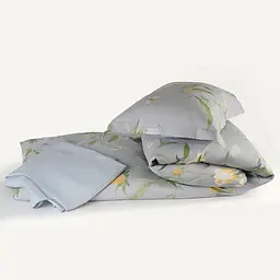 Простирадло МВМ My Home Пісня квітів 230х160 см сіре (BL-FS-09 GRAY) - мініатюра 4