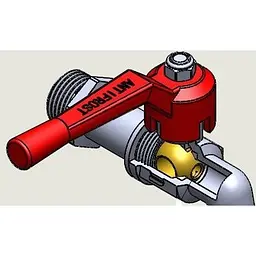 Кран Selba кульовий для поливу 1/2″ SL1583 Antifrost - мініатюра 4