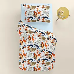 Дитяча постільна білизна в ліжечко JUNGLE ANIMALS CS6 COSAS (4822052254660) - мініатюра 2