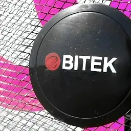 Вентилятор підлоговий BITEK 16" (40 см) 100 Вт 5 лопатей чорний / фіолетовий BT-1630BP - мініатюра 4