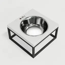 Hollky Base Solo M — миска на підставці для котів і середніх собак (1 × 0,8 л) - мініатюра 4