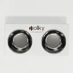 Hollky Base S — миски на підставці для маленьких собак та котів (2 × 0,45 л) - мініатюра 3