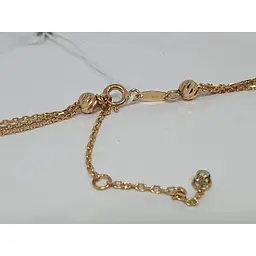 Золоте кольє Favoritum з алмазною гранню. 810072 - мініатюра 3
