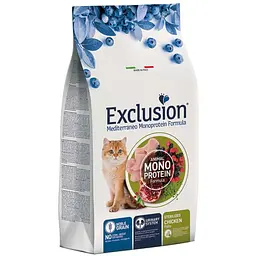 Сухий корм  Exclusion Sterilized Chicken для стерилізованих котів з куркою 300 г
