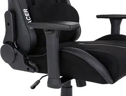 Геймерське крісло GT Racer чорне (X-2565 Black) - мініатюра 10
