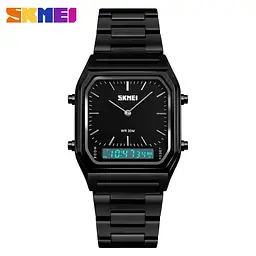 Наручний чоловічий годинник Skmei 1220 Tango Чорні - мініатюра 3