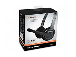 Гарнітура REAL-EL GD-011MV Black (EL124100022) - мініатюра 3