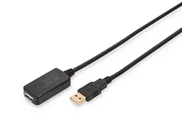 Активний подовжувач із чипом USB AM-AF Digitus 5m black