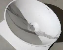 Умивальник накладний Mixxus Premium Ellipse-0108 marble 400x330x145 мм MP6526, Мармур - мініатюра 4