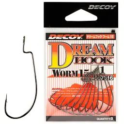 Гачок Decoy Worm15 Dream Hook 1/0 (9 шт/уп)