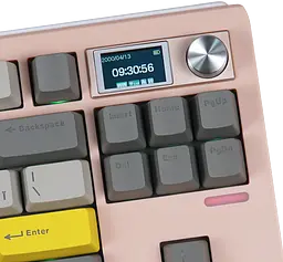 Клавіатура бездротова Epomaker Shadow-S TKL Wisteria Linear Switch UA RGB Pink (SHS-P-WL) - мініатюра 2