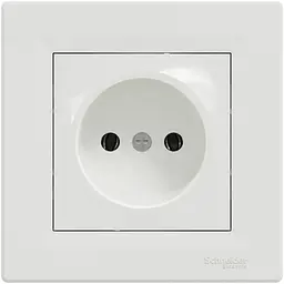 Розетка Schneider Electric ASFORA без заземлення біла (EPH3000121)