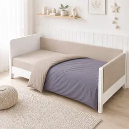 Дитяча постільна білизна MIRSON TEENAGER фланель Cappuchino/Ash grey 150х220см (2200012801918) - мініатюра 9
