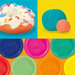 Набір маси для ліплення Hasbro Play-Doh Райдужні сюрпризи 50 баночок (G1761) - мініатюра 5
