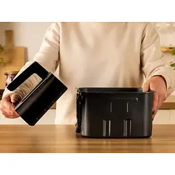 Мультипіч Tefal Easy Fry Silence XXL Smart Vision 1800 Вт чорна (EY876DE1) - мініатюра 4