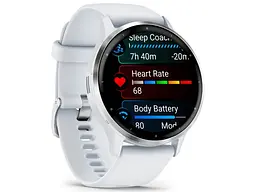 Смарт-годинник Garmin Venu 3 Silver Stainless Steel Bezel with Whitestone Case and Silicone Band (010-02784-00/50) - мініатюра 2
