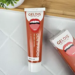 Зубна паста Geldis Sensitive для чутливих зубів (фтор 1450, смак кориці) 100 мл