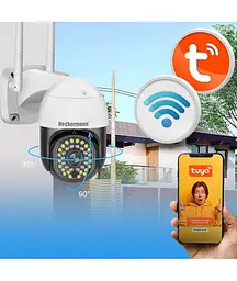 IP-камера відеоспостереження Wi-Fi Heckermann C19 + карта 16 ГБ вулична поворотна - мініатюра 3