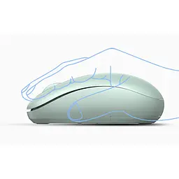 Миша бездротова UGREEN 2.4G Wireless Mouse Celadon Green (90672) зелена - мініатюра 3