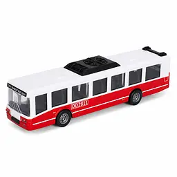 
Іграшковий інерційний Автобус 6334(Red) гумові колеса, 16 см - мініатюра 2