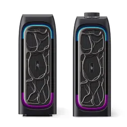 Колонки 2.0 Havit HV-SK215, Black, 2 x 2.5 Вт, mini-jack 3.5 мм, Bluetooth, USB, RGB підсвічування, радіус дії до 10 м - мініатюра 2