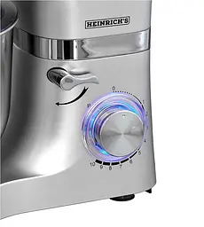 Міксер планетарний-тестоміс Heinrich's HKM 6278 Silver 6.5 л - мініатюра 6