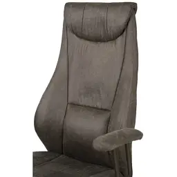 Офісне крісло Аклас Булат R-SR (Штучна замша 02 Dark gray) (00172366) - мініатюра 8