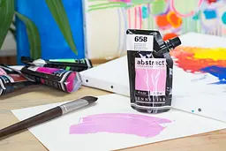Акрилова фарба Sennelier Abstract, 120 мл, Хінакридоновий рожевий (Quinacridone Pink) - мініатюра 3