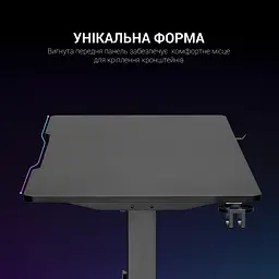 Комп'ютерний стіл GamePro чорний (GD214) - мініатюра 13