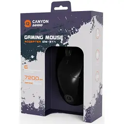 Мишка Canyon Accepter GM-211 USB Black (CND-SGM211) - мініатюра 6