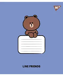 Набір зошитів шкільних YES А5/12 клітинка Line Friends Stylish 25 шт (767645) - мініатюра 2