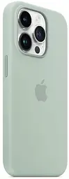 Чохол Silicone Case with MagSafe для Apple iPhone 14 Pro Succulent AAA [74218] - мініатюра 4