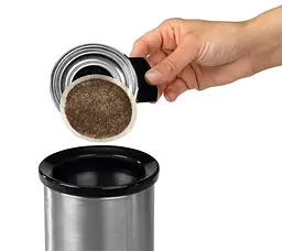 Настільний контейнер для сміття Brabantia Table Bin, 1 л, сріблястий (371424) - мініатюра 3