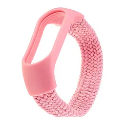Ремінець Braided Buckle Solo Loop Mi Band 3/4/5/6/7 Pink