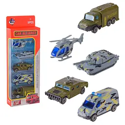 Набір колекційних моделей військової техніки Car Alliance, масштаб 1:64 (XG879-223) в асортименті