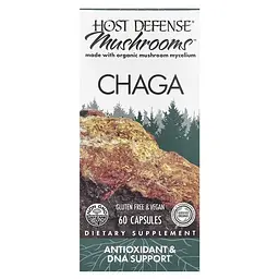 Натуральна добавка Host Defense Chaga, 60 капсул - мініатюра 4