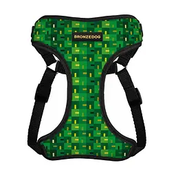 Шлея для собак Bronzedog Sport Vest Піксель M 22х20х2 см зелена - мініатюра 2