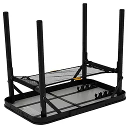 Складний стіл Bo-Camp Woodbine 56x34 cm Black/Wood look (1404191) - мініатюра 7