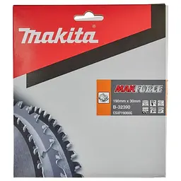 Диск пиляльний по деревині 190х30 мм (15.88/20 мм) 60T Makita B-32390 - мініатюра 4