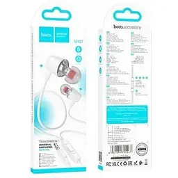Навушники Hoco M107 Discoverer універсальні earphones with mic оранжеві 6931474794574 - мініатюра 10