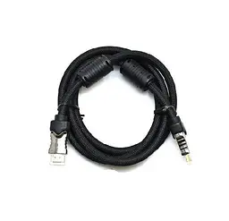 Кабель Gresso H3003 HDMI - HDMI (M/M) 2 ферити обплетення 1.8м круглий (2000700002104)