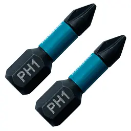 Біти торсіонні PH1 25 мм Makita Impact Black B-63600 (2 шт) - мініатюра 2