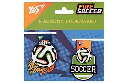 Магнітні фігурні закладки для книг Football Soccer, набір 2 шт. Generic (708111) - мініатюра 2