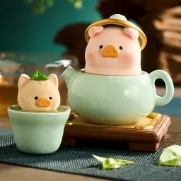 Колекційна фігурка 10/10 Toys LuLu the Piggy серія Lu's Table Series blind box (LULU1276) - мініатюра 13